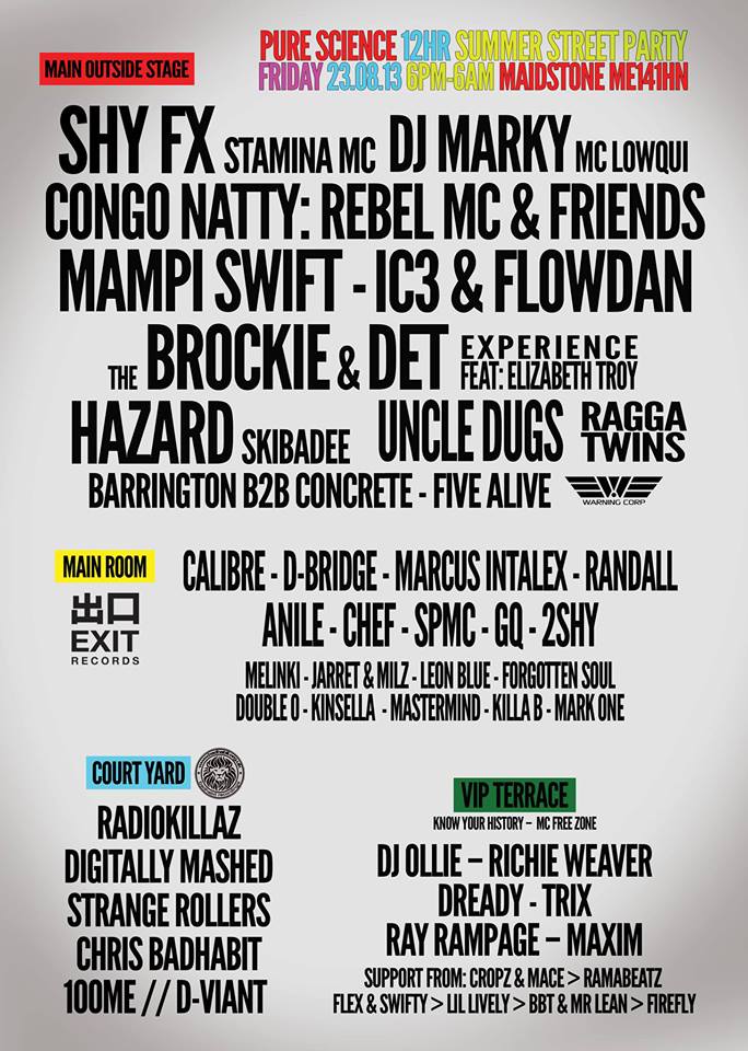 Pure science Summer Street Party