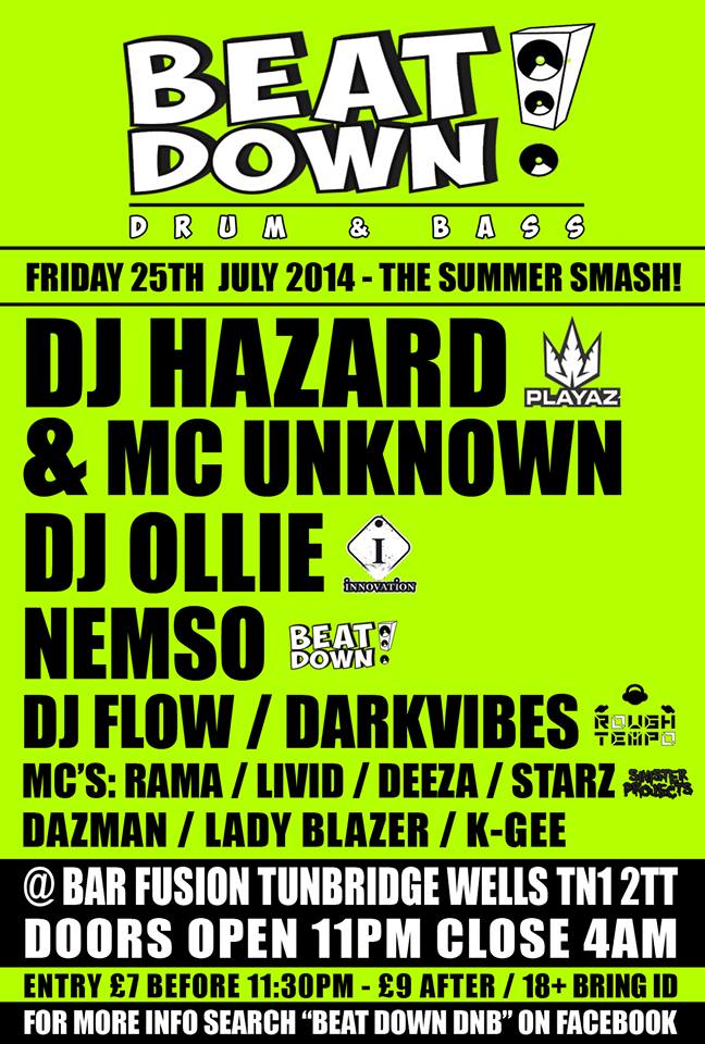 Beatdown 25/6/14 in Tonbridge