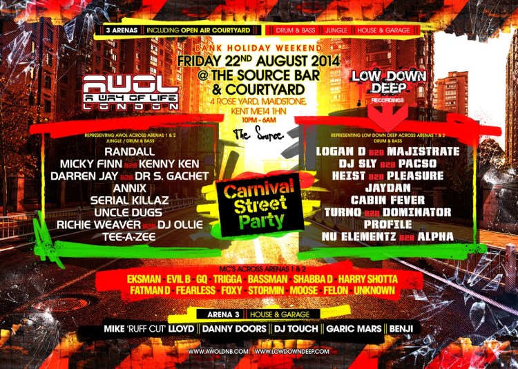 AWOL / Low Down Deep Street Party