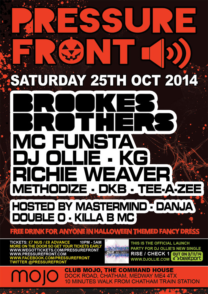 Pressure Front @ Mojo 25th October 2014