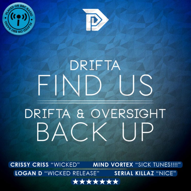 Drifa - Find Us / Back Up - DIR025