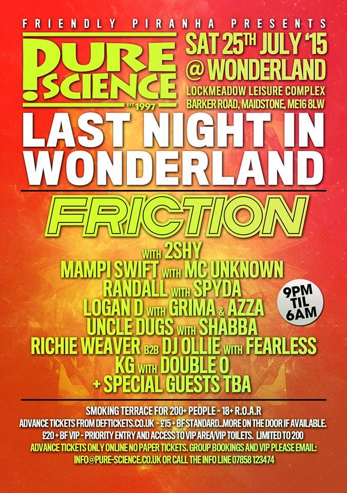 Pure Science - Last night in Wonderland